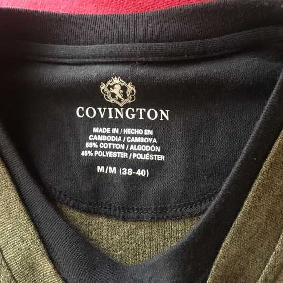 Covington Men’s Green Formal LongSleeve Shirt - Picture 2 of 3